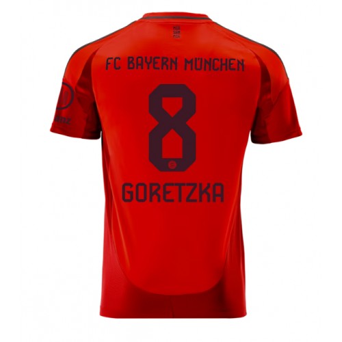 Dres Bayern Munich Leon Goretzka #8 Domaci 2024-25 Kratak Rukav